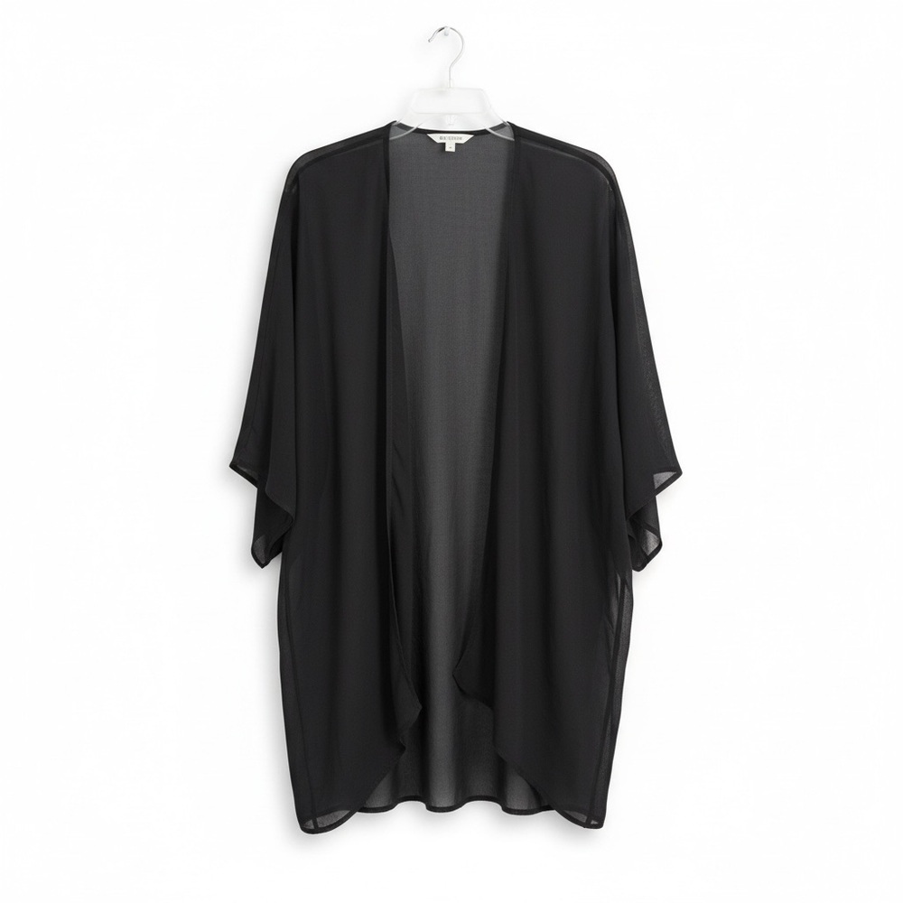 H&M Divided Black Sheer Cover up Cardigan